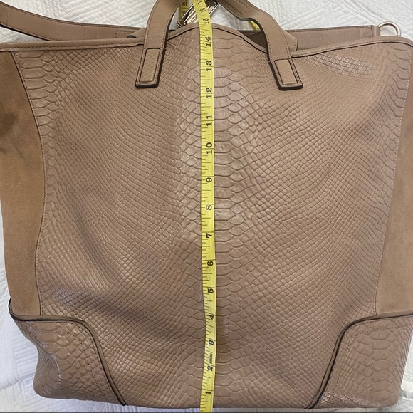 Coach Hadley XL Python Embossed Leather Bag - Picture 13 of 15